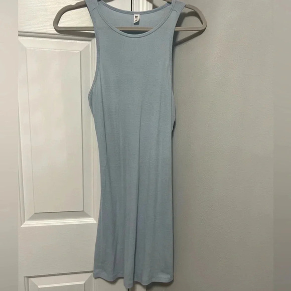 Blue Sleeveless Rib Dress BP - Picture 2 of 3